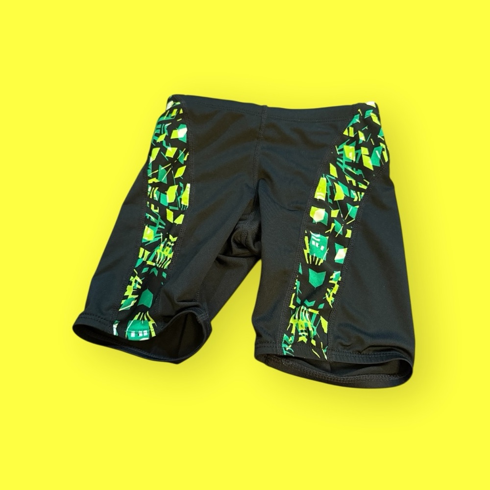 RISE AQUATICS Blk Sandies Jammer Swimsuit Shorts sz 22/3T